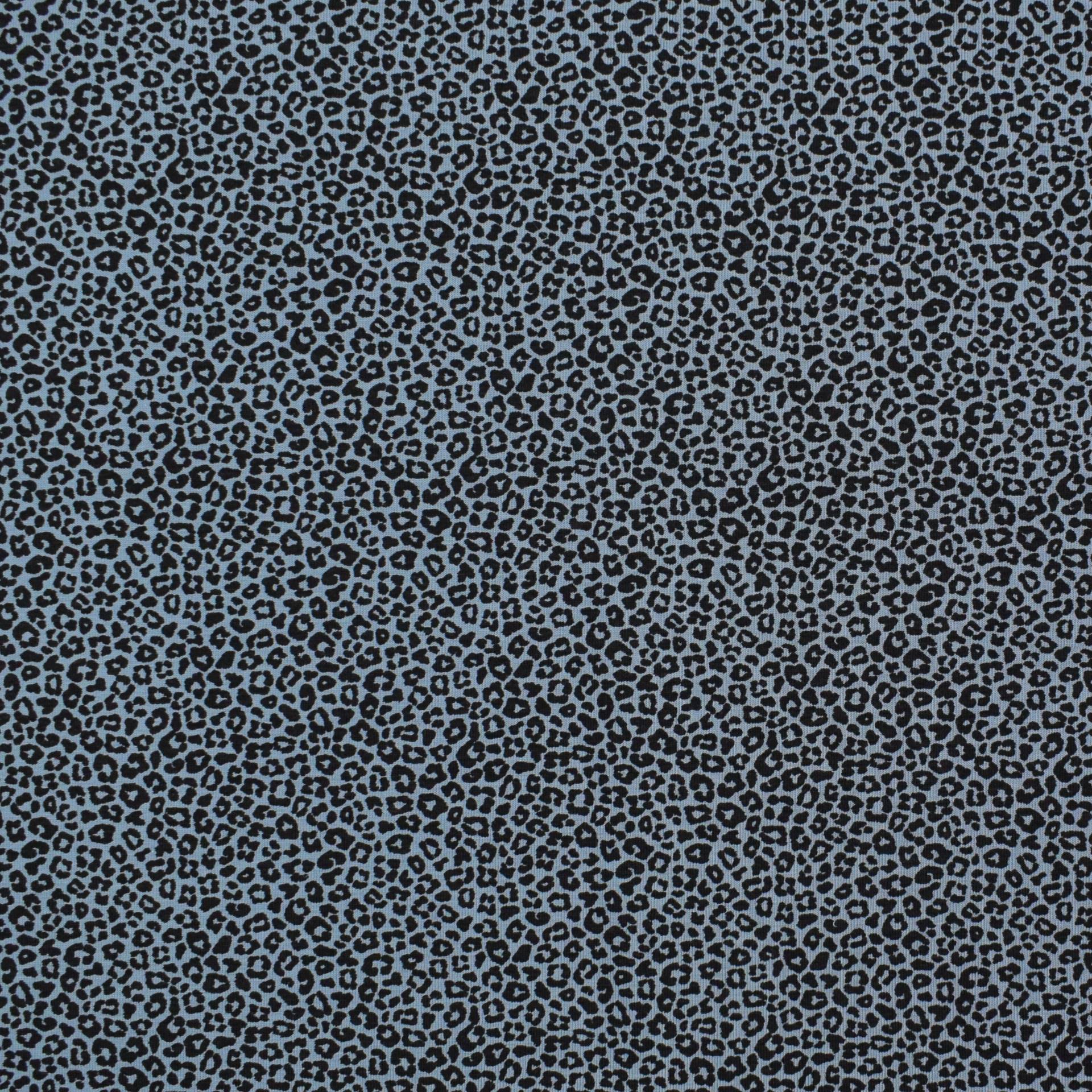 Baumwolljersey Mini Leo, jeansblau Baumwolljersey Mini Leo, jeansblau von Stoffe Hemmers