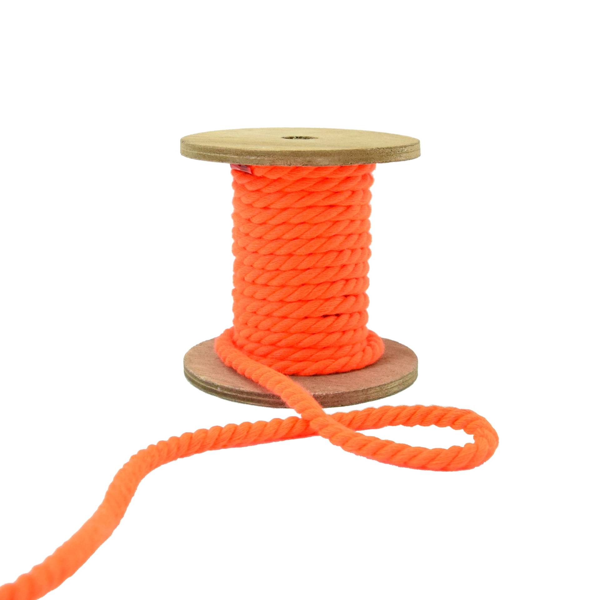 Kordel gedreht 5 mm, neonorange Kordel gedreht 5 mm, neonorange von Stoffe Hemmers