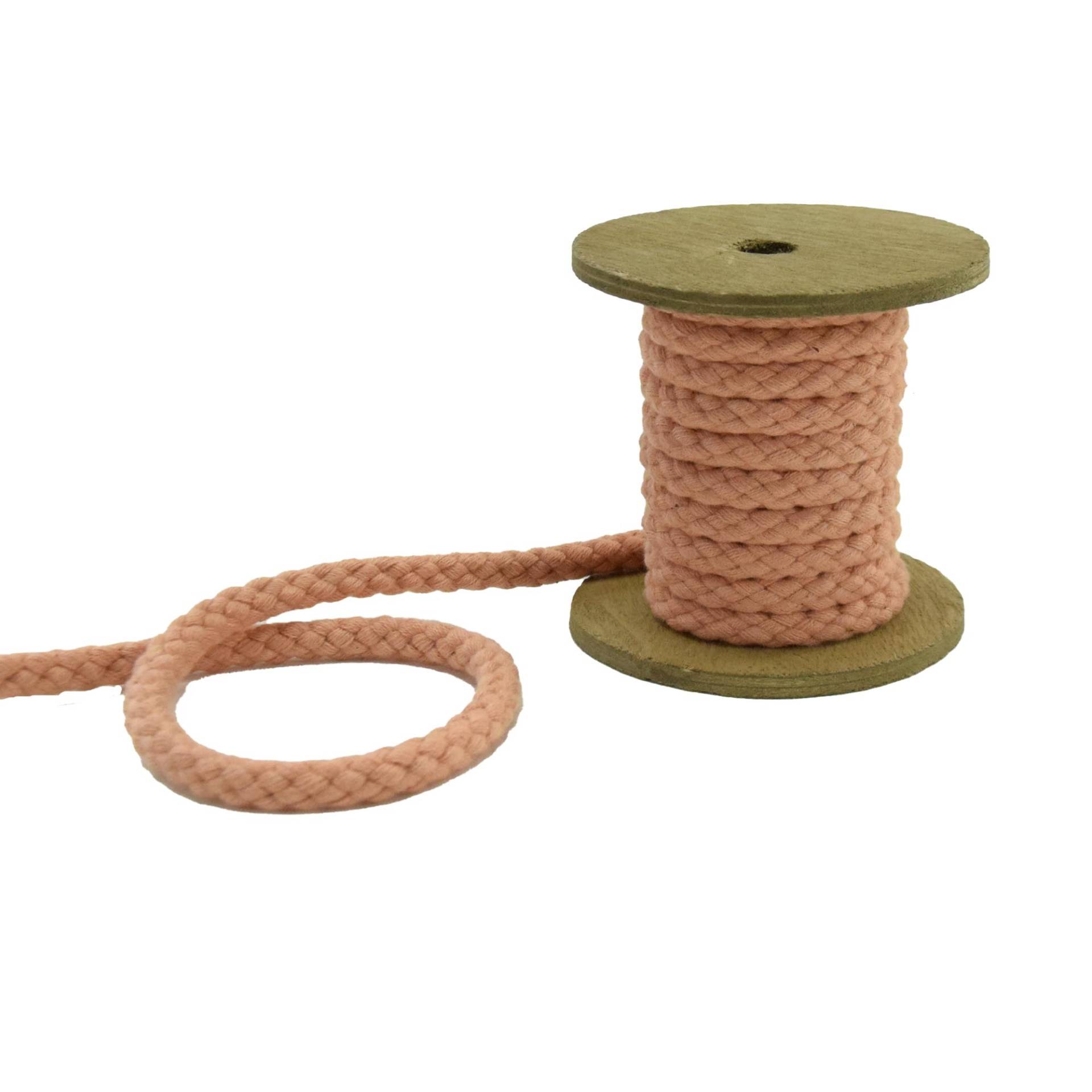 Baumwollkordel 8 mm, apricot Baumwollkordel 8 mm, apricot von Stoffe Hemmers