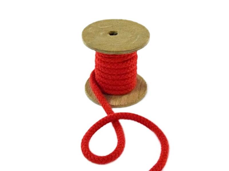 Baumwollkordel 8 mm, rot von Stoffe Hemmers