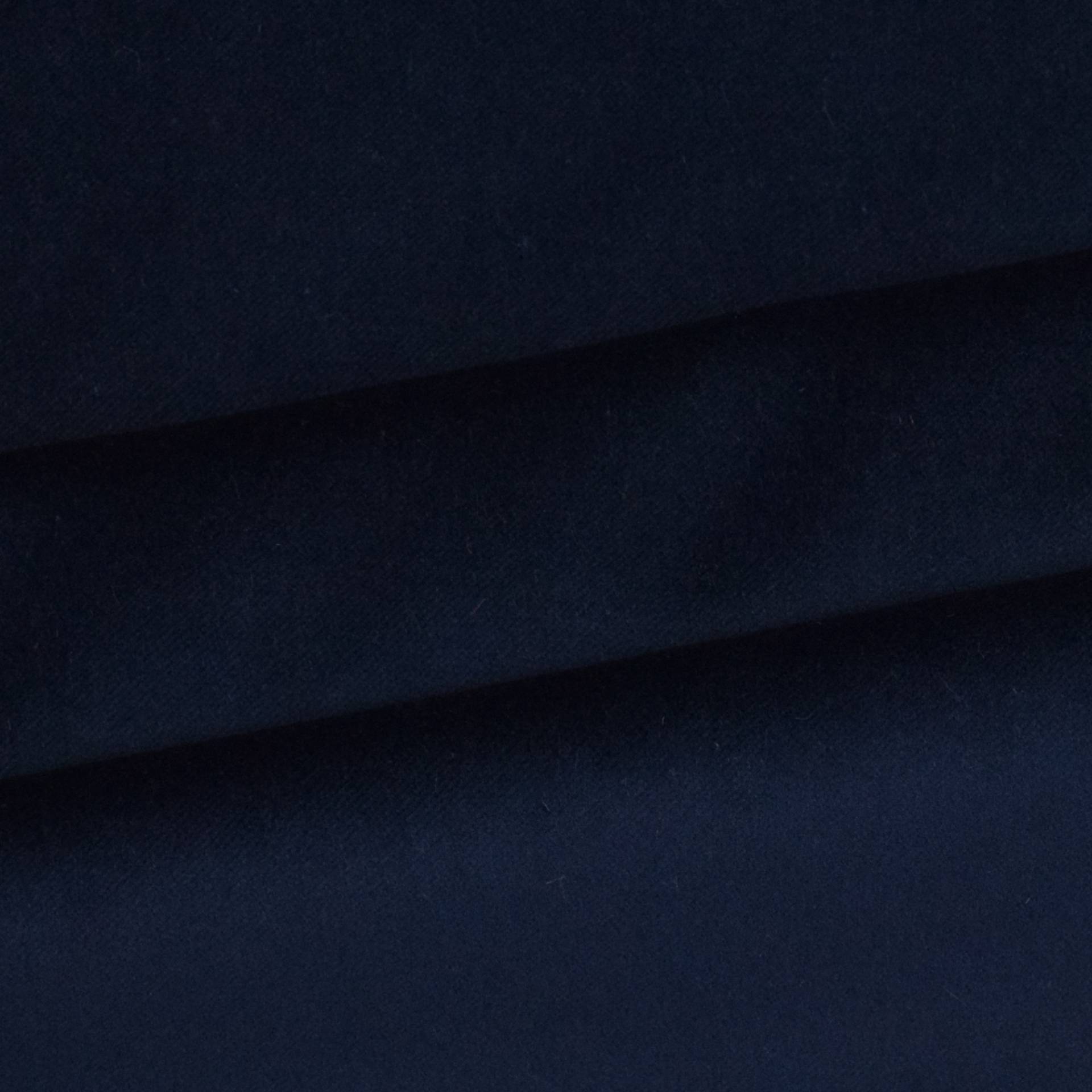 Baumwollsamt uni dunkelblau von Stoffe Hemmers