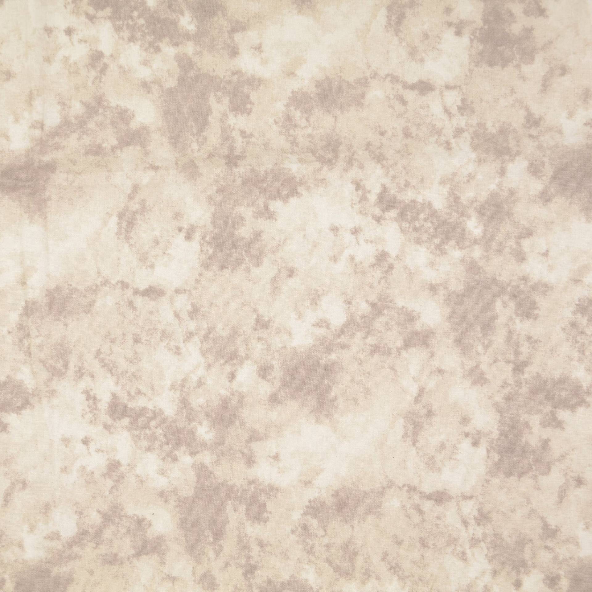 Baumwoll-Cretonne Batikoptik, creme Baumwoll-Cretonne Batikoptik, creme von Stoffe Hemmers