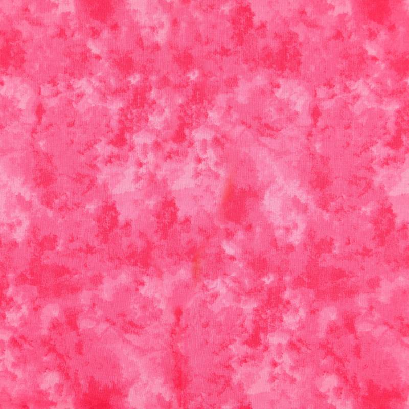 Baumwoll-Cretonne Batikoptik, pink von Stoffe Hemmers