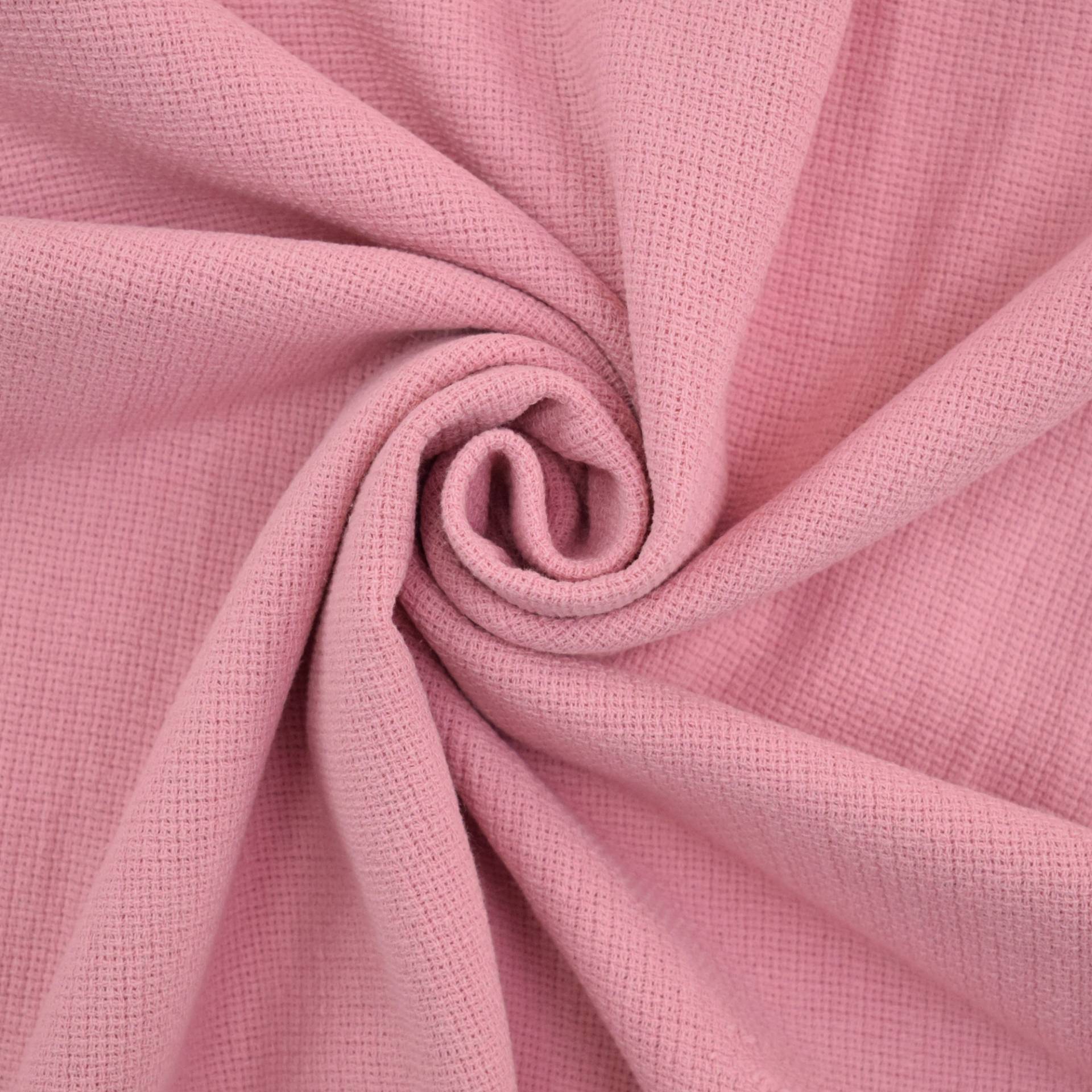 Baumwollstoff Etamine washed, rosa von Stoffe Hemmers