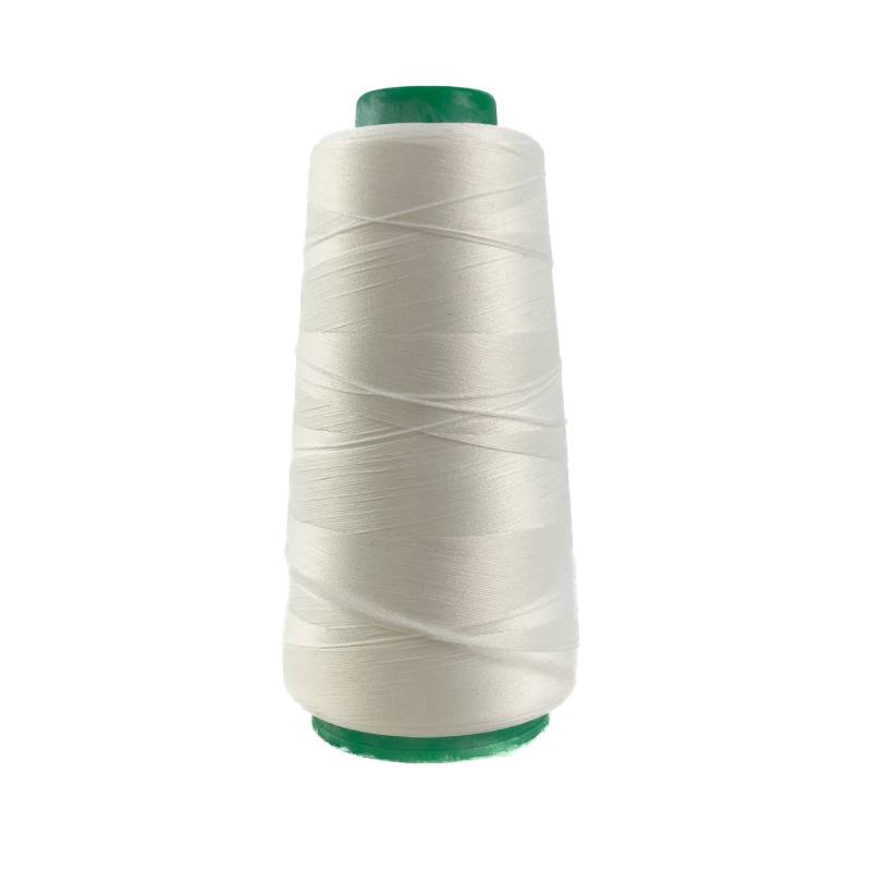 Bauschgarn 40, 2700 m, wollweiß von Stoffe Hemmers