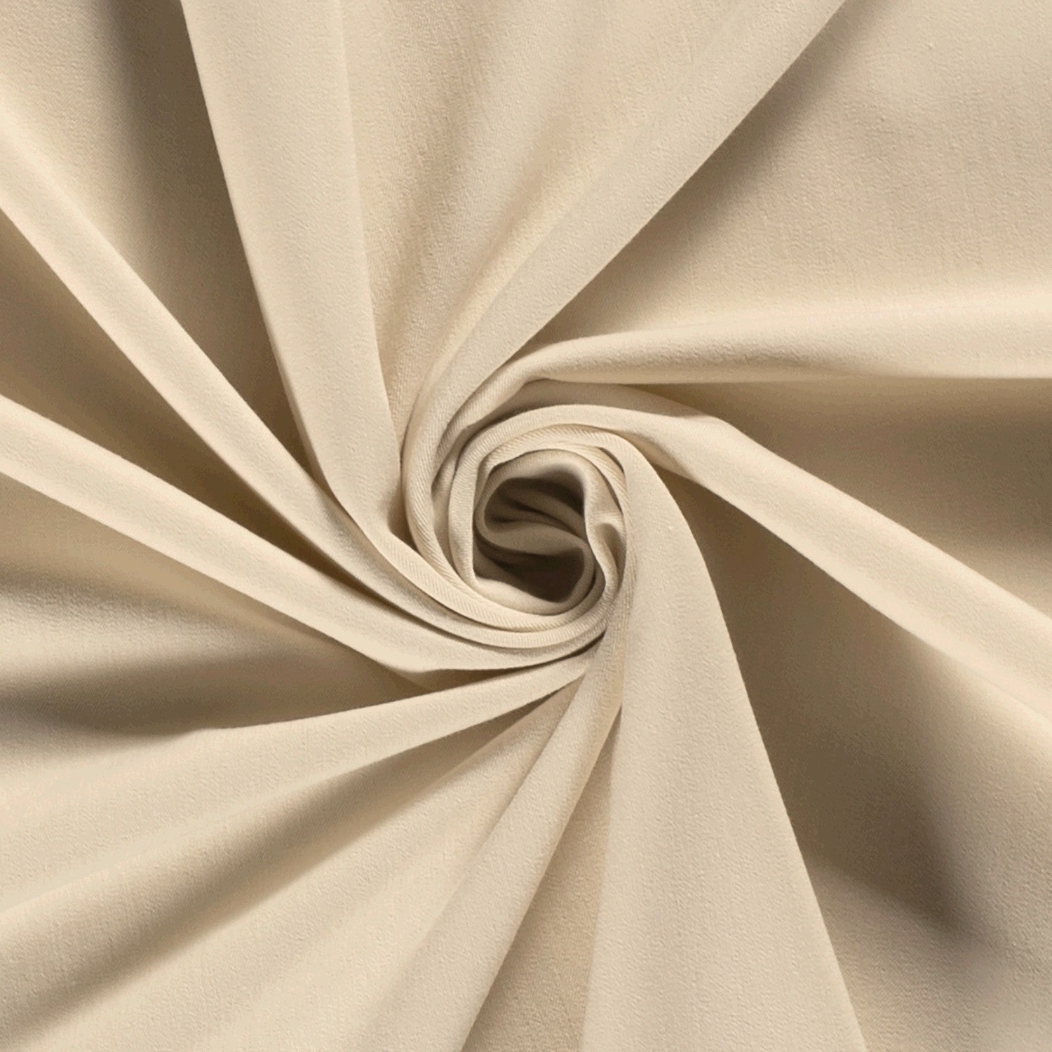 Bi Stretch Gabardine, creme von Stoffe Hemmers