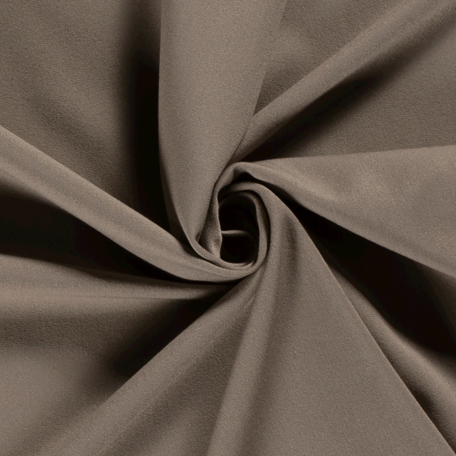 Bi Stretch Gabardine, taupe von Stoffe Hemmers