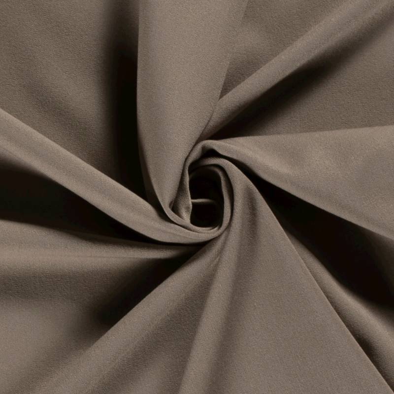 Bi Stretch Gabardine, taupe von Stoffe Hemmers