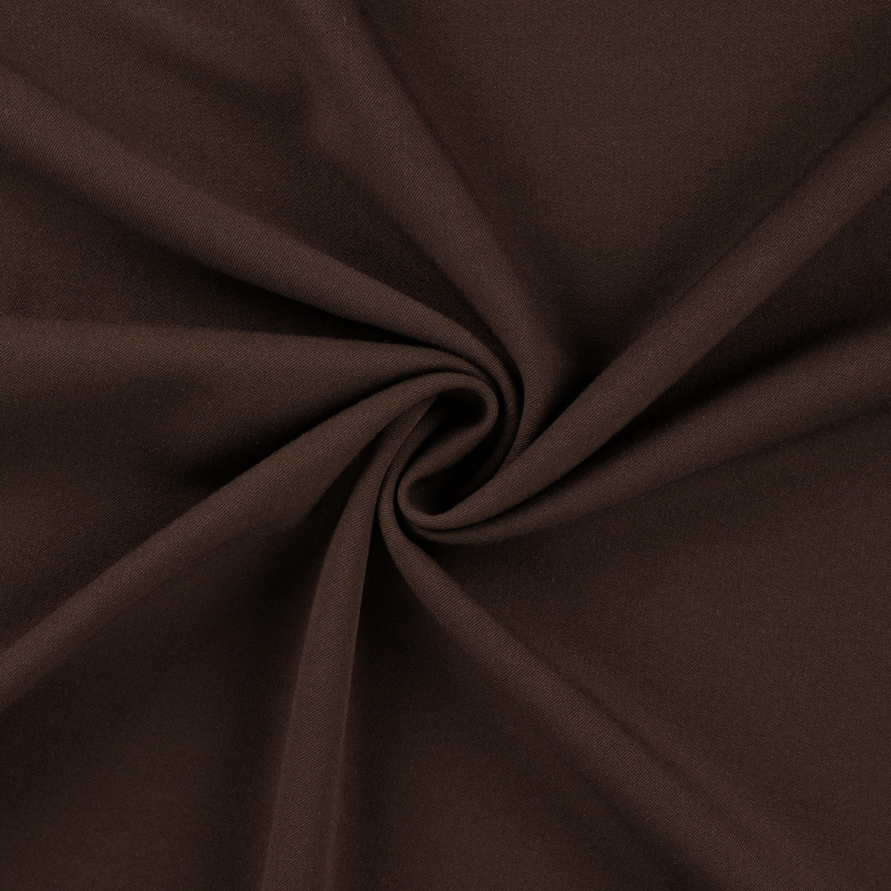 Bi Stretch Gabardine uni, dunkelbraun Bi Stretch Gabardine uni, dunkelbraun von Stoffe Hemmers