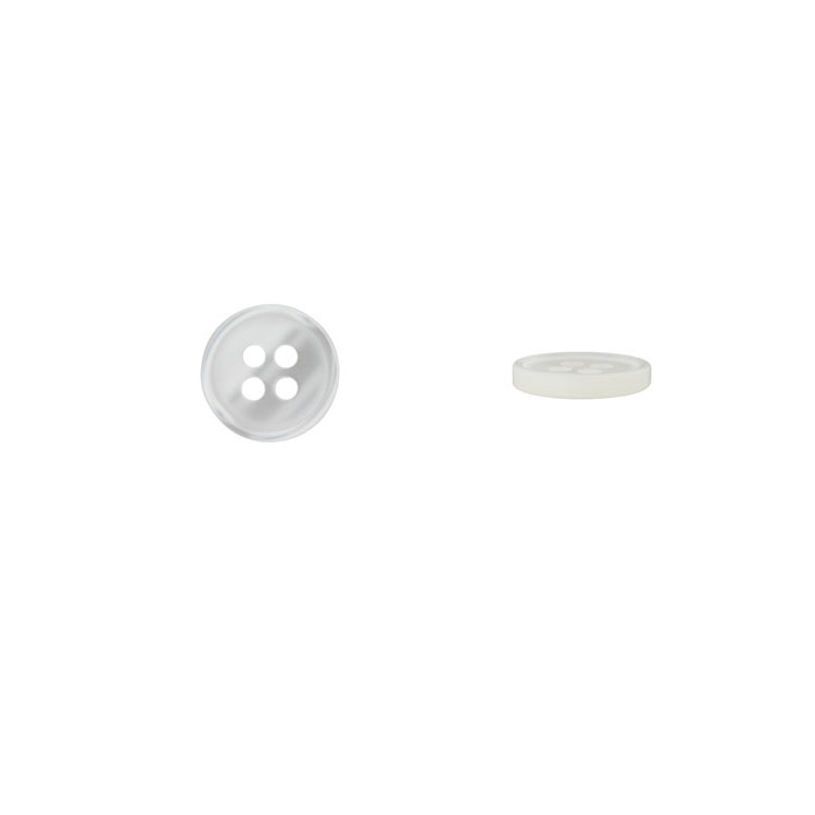 Blusenknopf 9 mm, weiß von Stoffe Hemmers