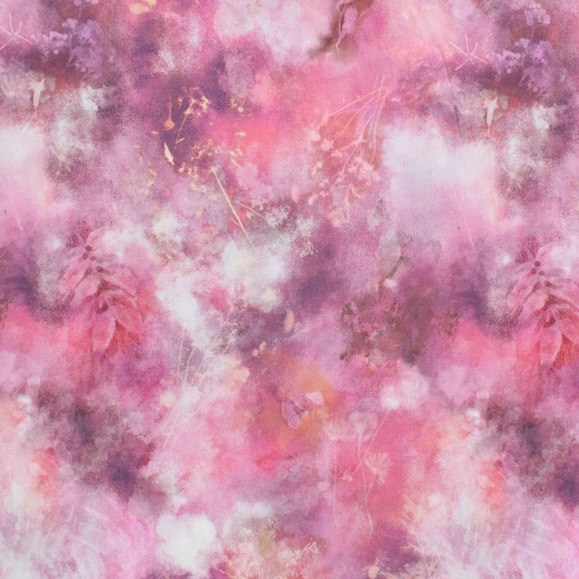 Blusenstoff Lyocell Cloudy, pink von Stoffe Hemmers