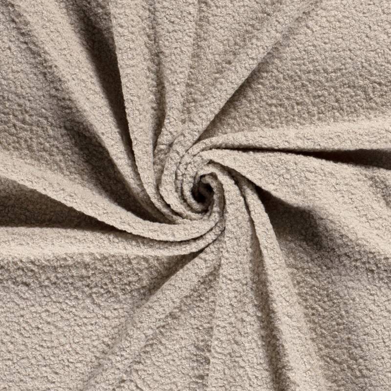 Bouclé, beige von Stoffe Hemmers