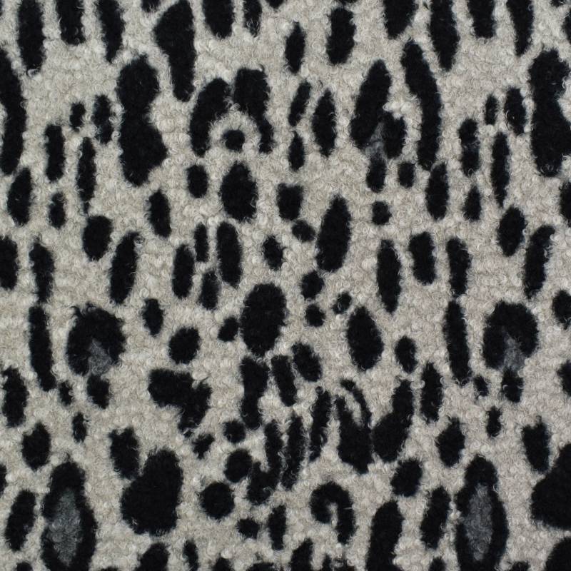 Bouclé Animal Print, beige von Stoffe Hemmers