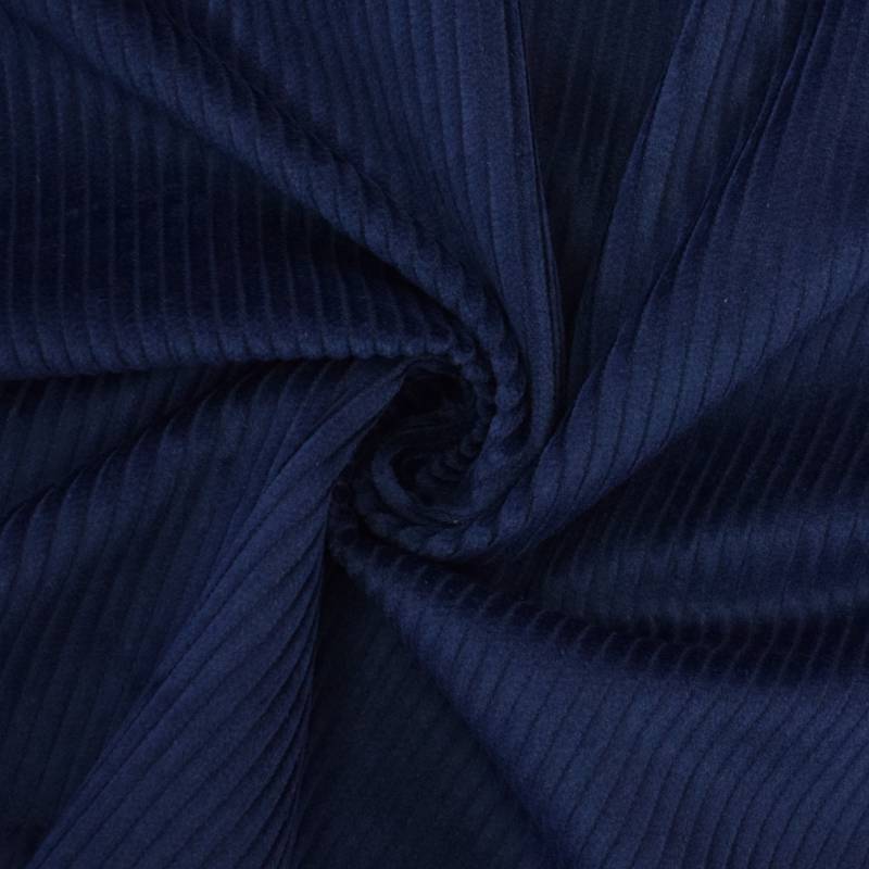 Breitcord Lea washed, dunkelblau Breitcord Lea washed, dunkelblau von Stoffe Hemmers