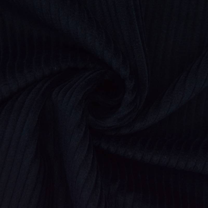 Breitcord dunkelblau von Stoffe Hemmers