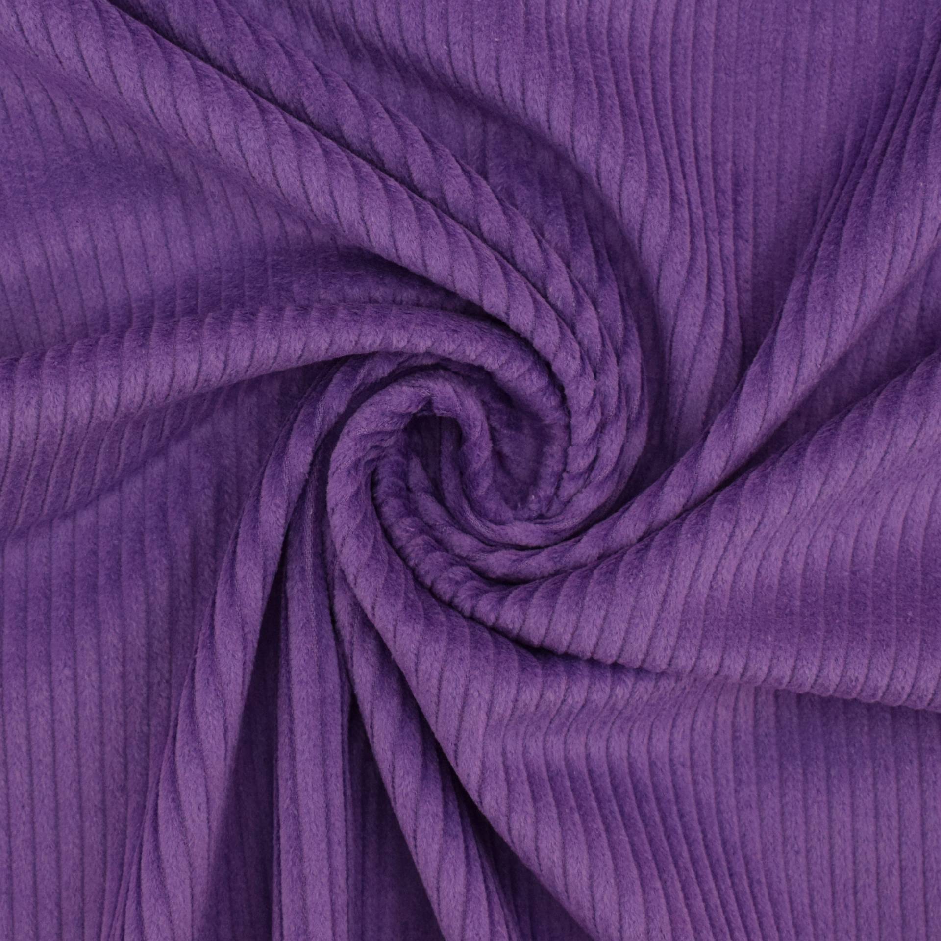 Breitcord lila von Stoffe Hemmers