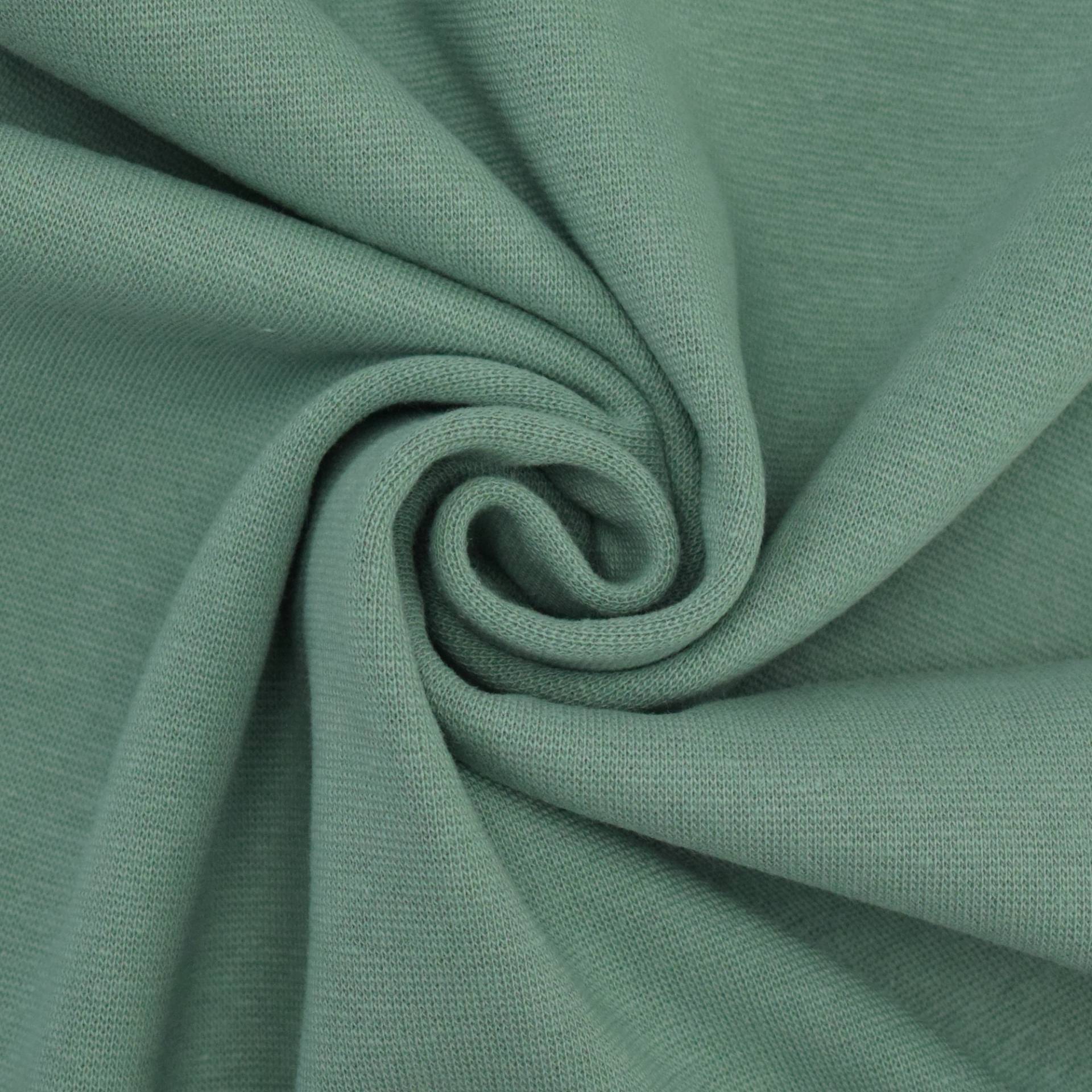 Bündchen glatt, dunkelmint von Stoffe Hemmers