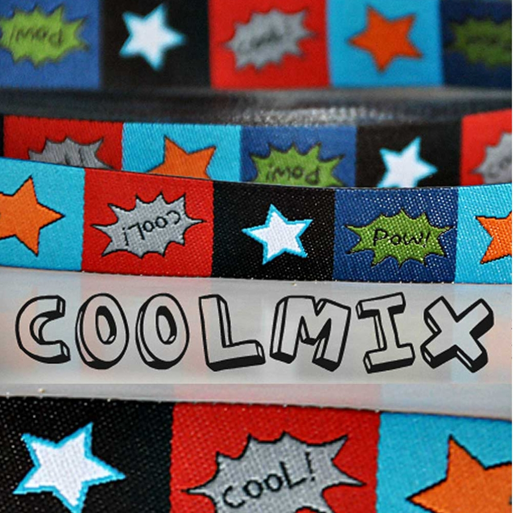 COOLmix Farbenmix Webband von Stoffe Hemmers