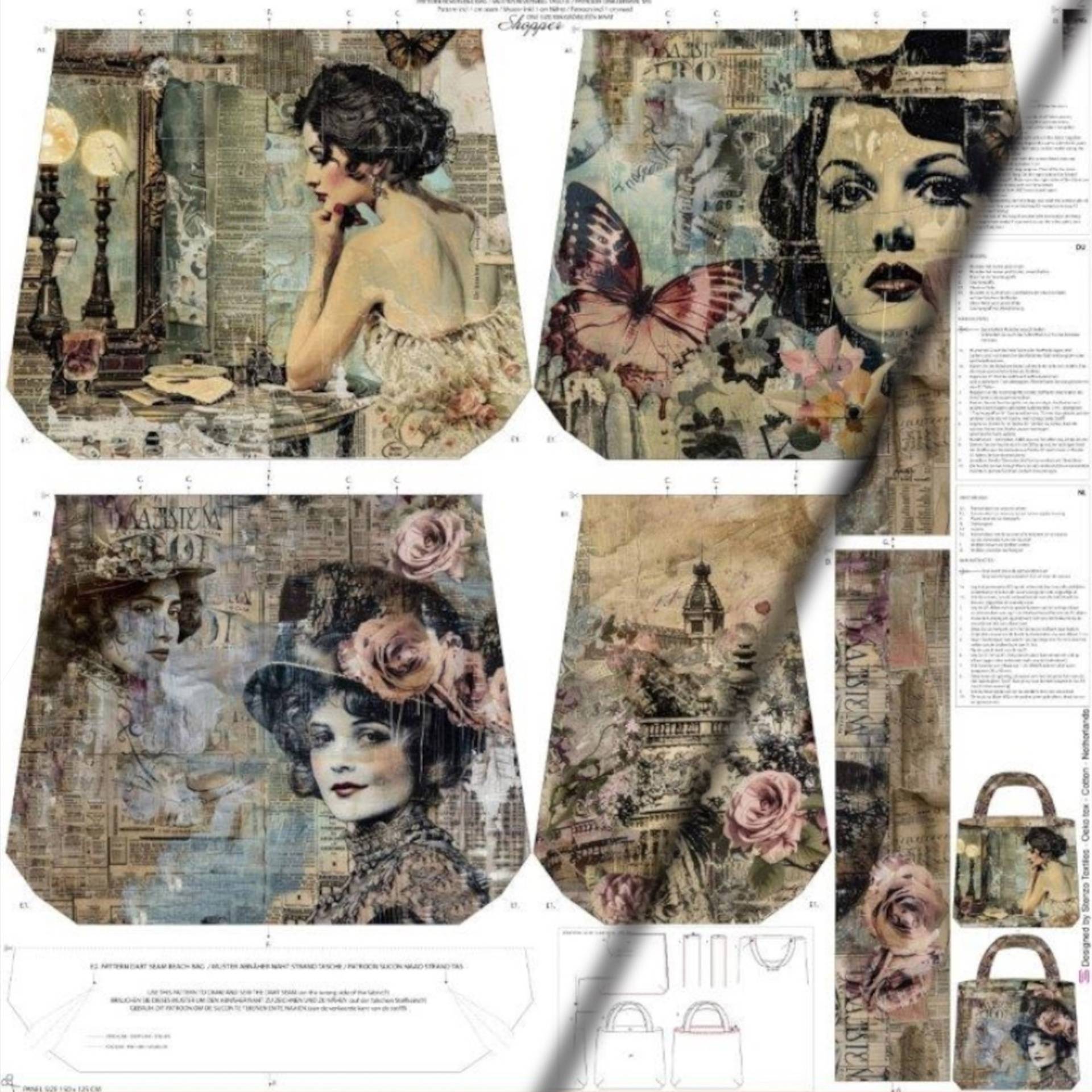 Canvas Taschenpanel Rise & Shine 125 x 150 cm Canvas Taschenpanel Rise & Shine 125 x 150 cm von Stoffe Hemmers
