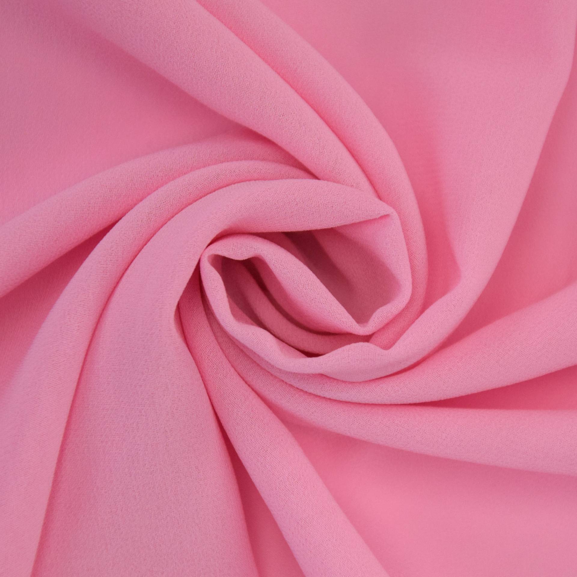 Chiffon uni, rosa von Stoffe Hemmers
