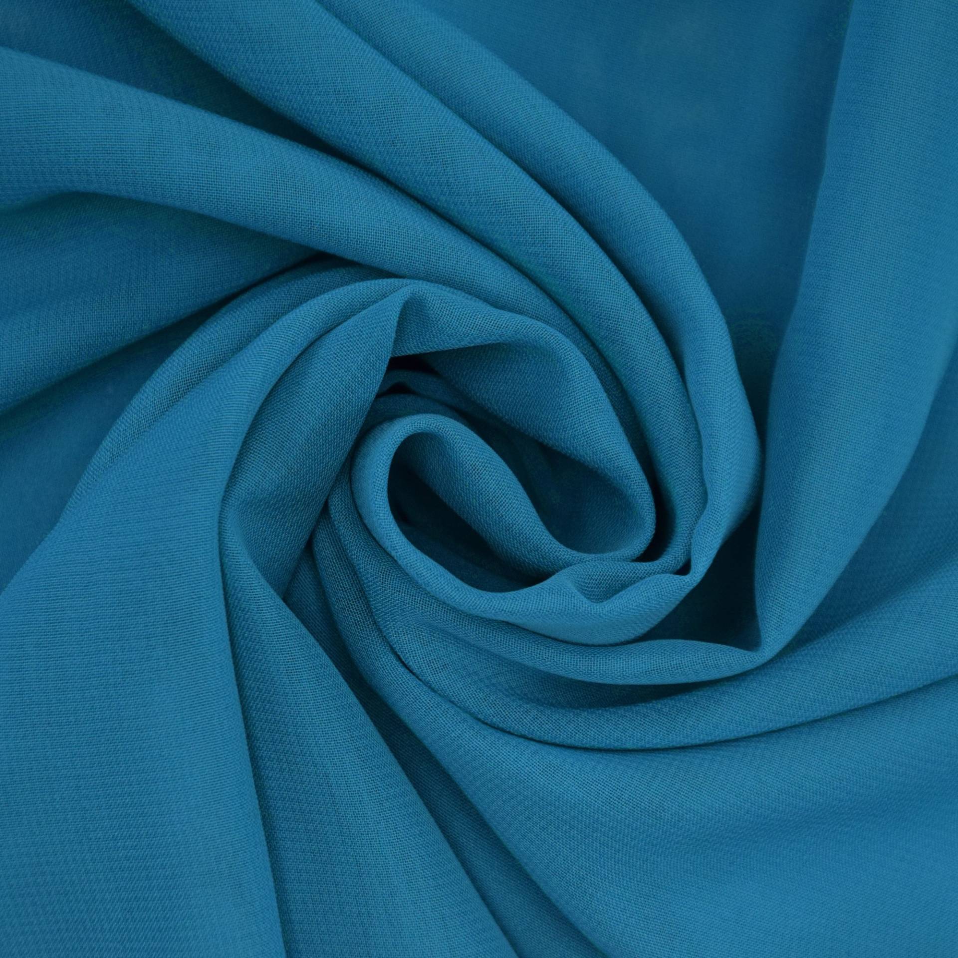 Chiffon aquablau von Stoffe Hemmers