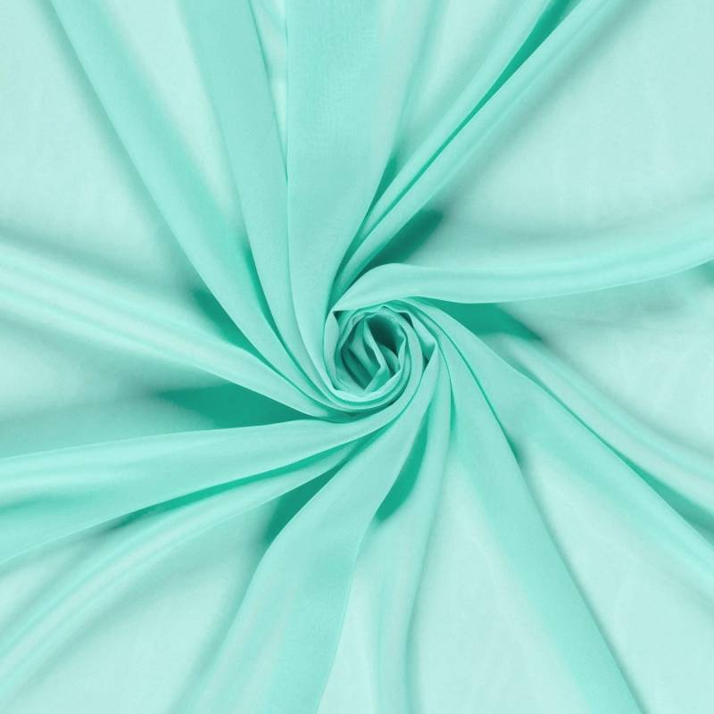 Chiffon blassaqua von Stoffe Hemmers