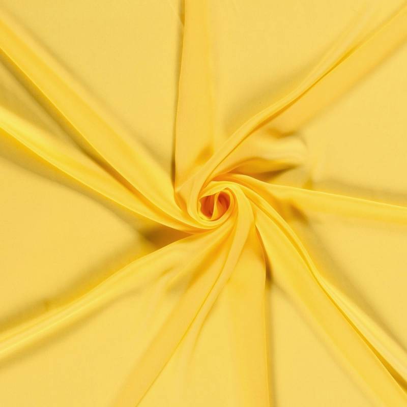 Chiffon gelb von Stoffe Hemmers