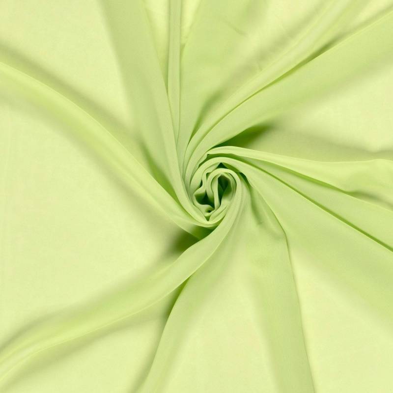Chiffon limette von Stoffe Hemmers