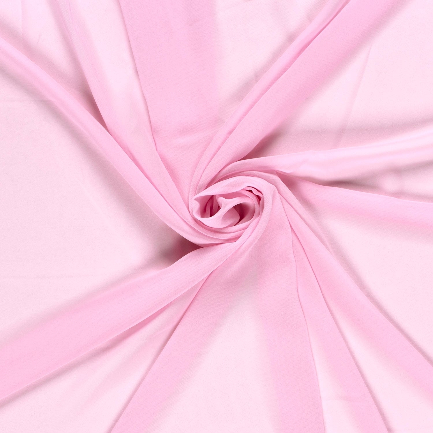 Chiffon rosa von Stoffe Hemmers