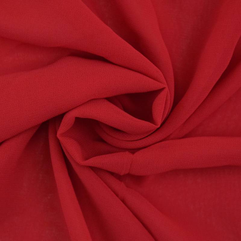 Chiffon rot von Stoffe Hemmers
