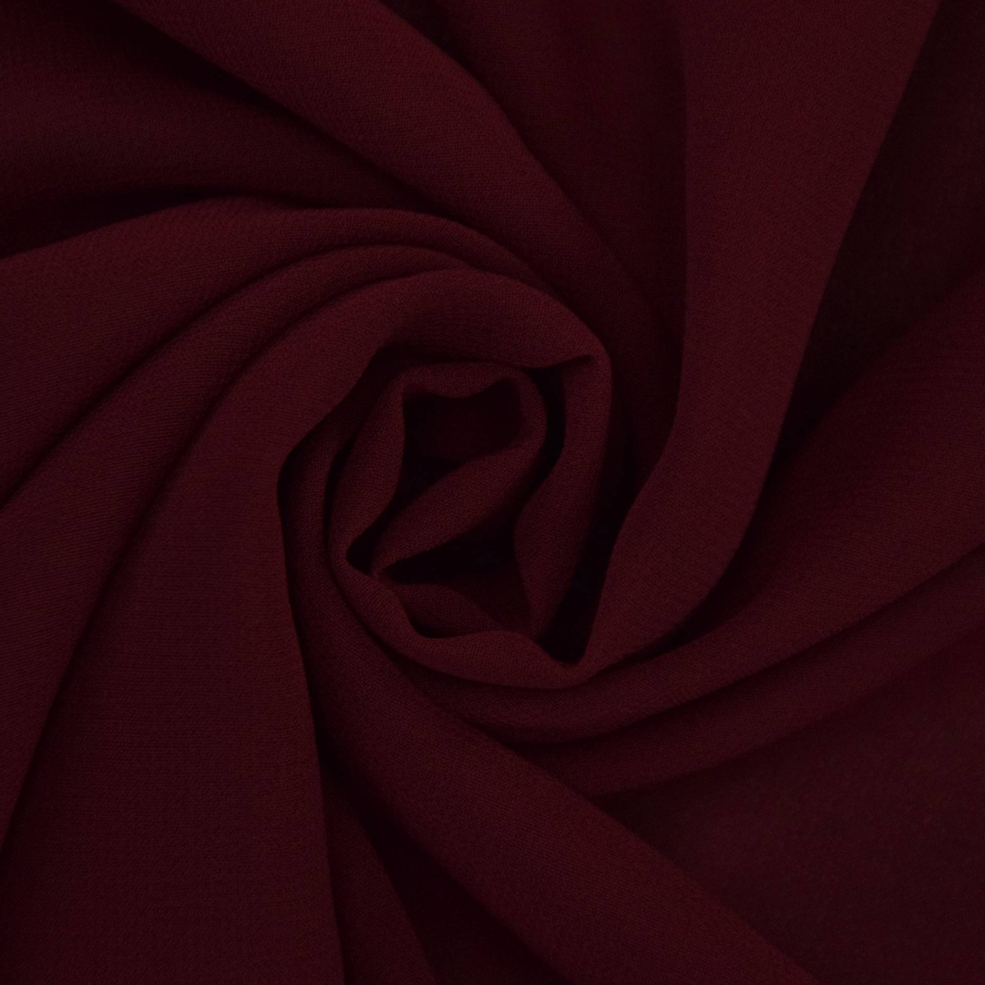 Chiffon uni, bordeaux von Stoffe Hemmers