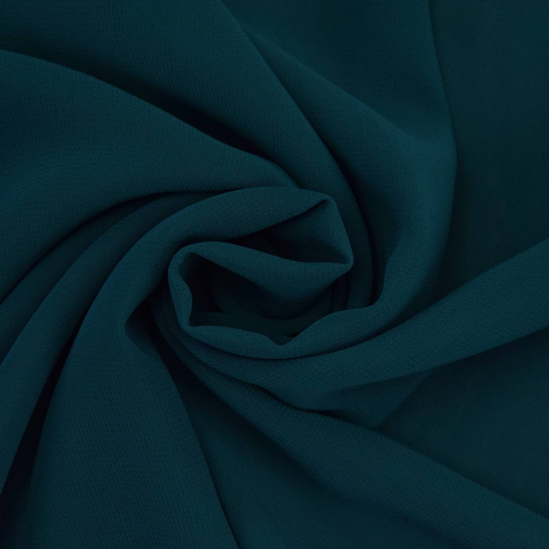 Chiffon uni, petrol Chiffon uni, petrol von Stoffe Hemmers