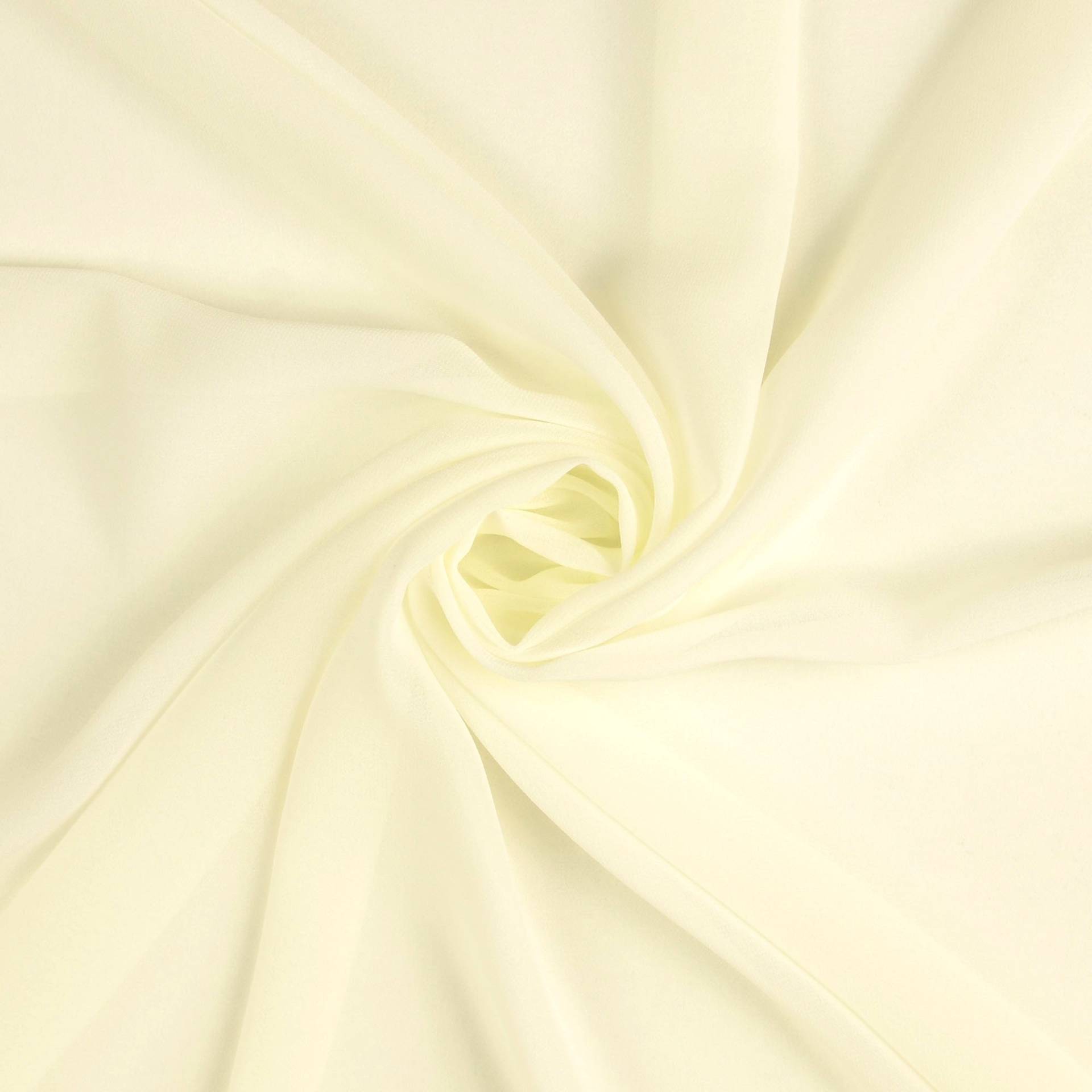 Chiffon uni, vanille Chiffon uni, vanille von Stoffe Hemmers