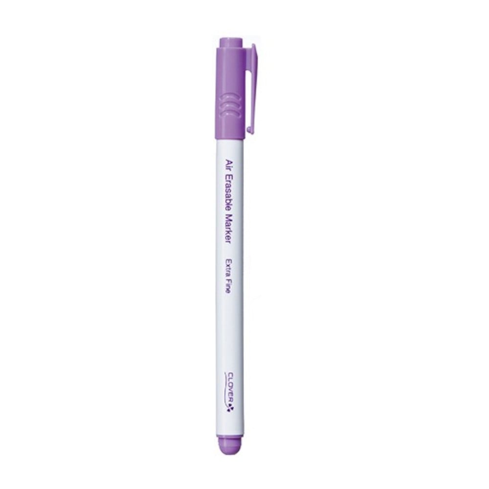 Clover Luftlöslicher Vorzeichenstift (Violett Extra Fein) von Stoffe Hemmers