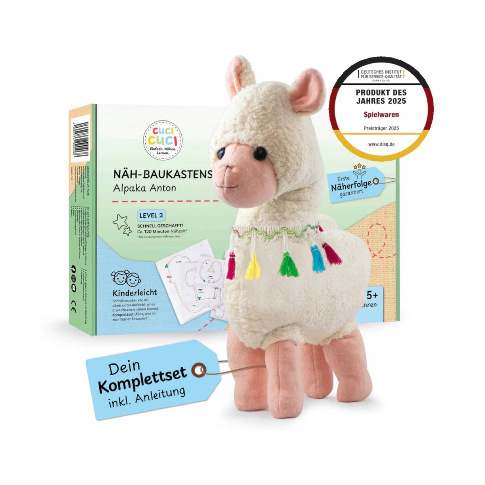 Cuci-Cuci Näh-Baukastenset Alpaka Anton von Stoffe Hemmers
