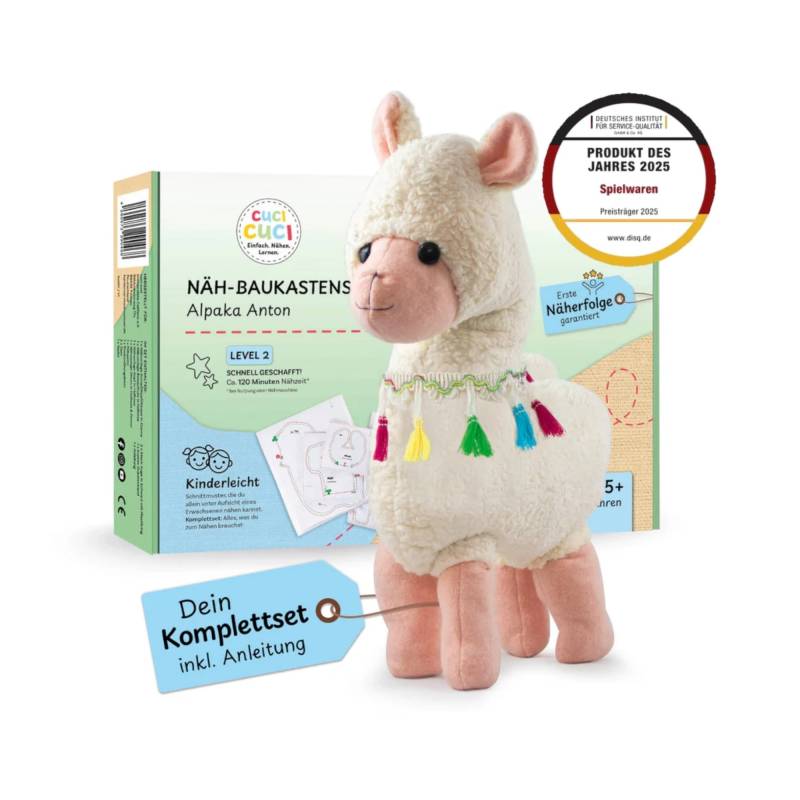 Cuci-Cuci Näh-Baukastenset Alpaka Anton von Stoffe Hemmers