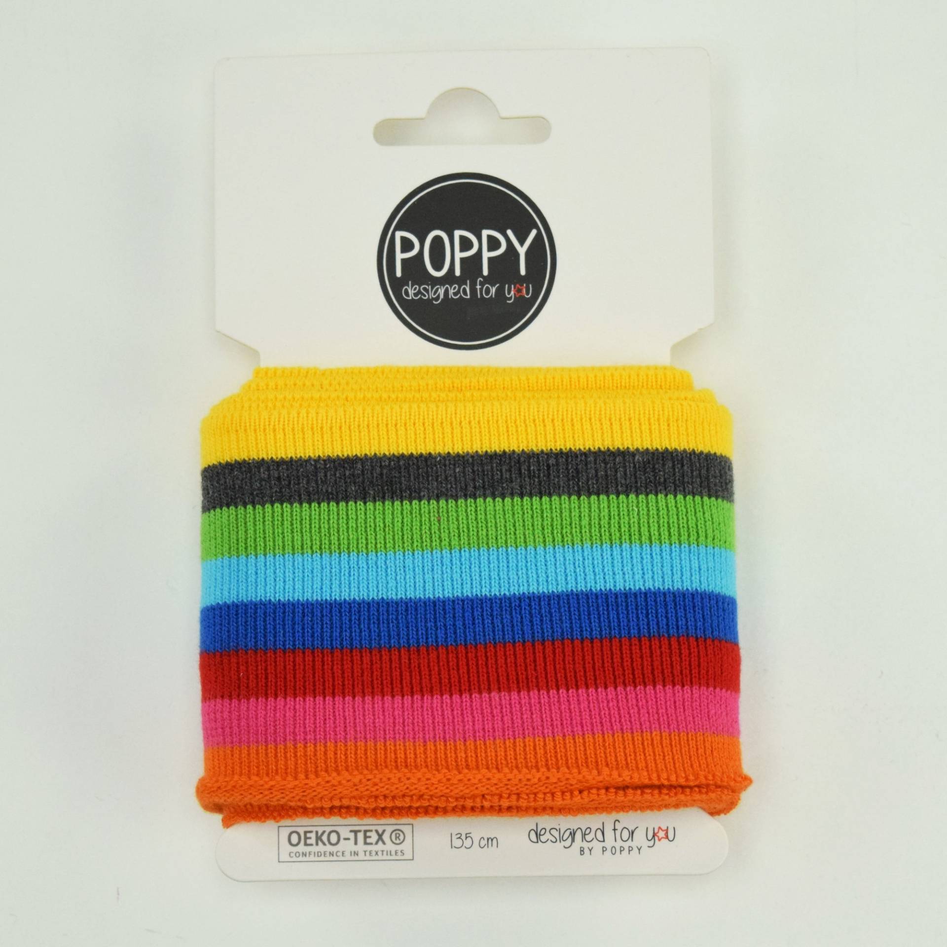 Cuff Bündchen Big Stripes, multicolor von Stoffe Hemmers