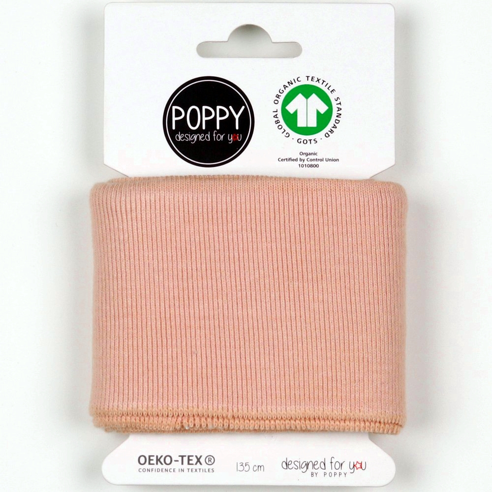 Cuff Bündchen Uni, rosa Cuff Bündchen Uni, rosa von Stoffe Hemmers