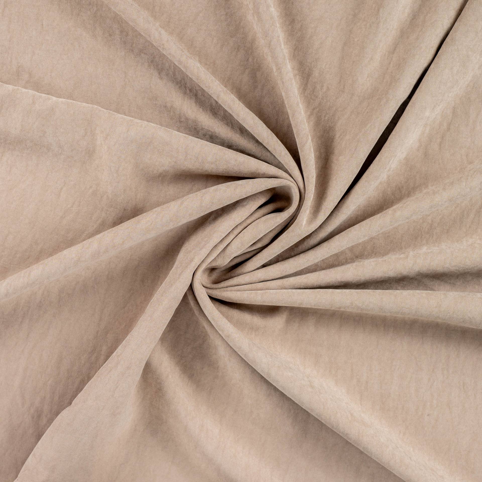 Cupro Satin, beige von Stoffe Hemmers