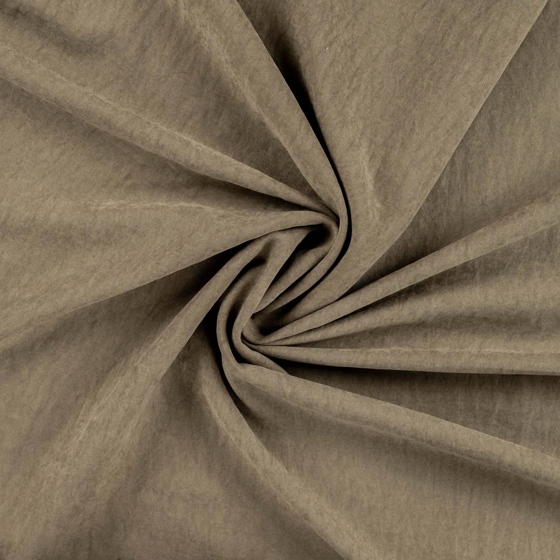 Cupro Satin, khaki von Stoffe Hemmers