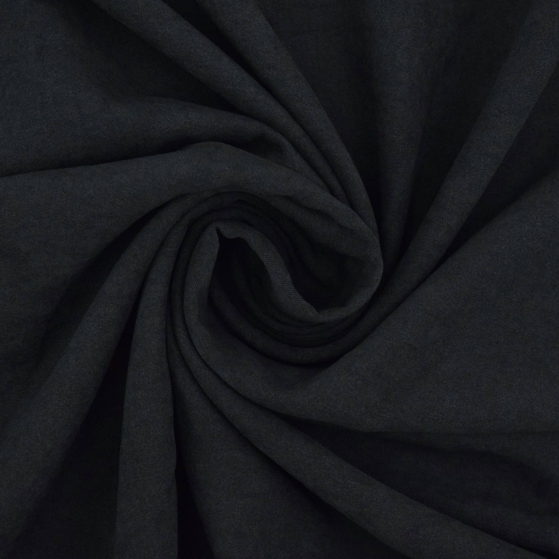 Cupro Satin, schwarz von Stoffe Hemmers