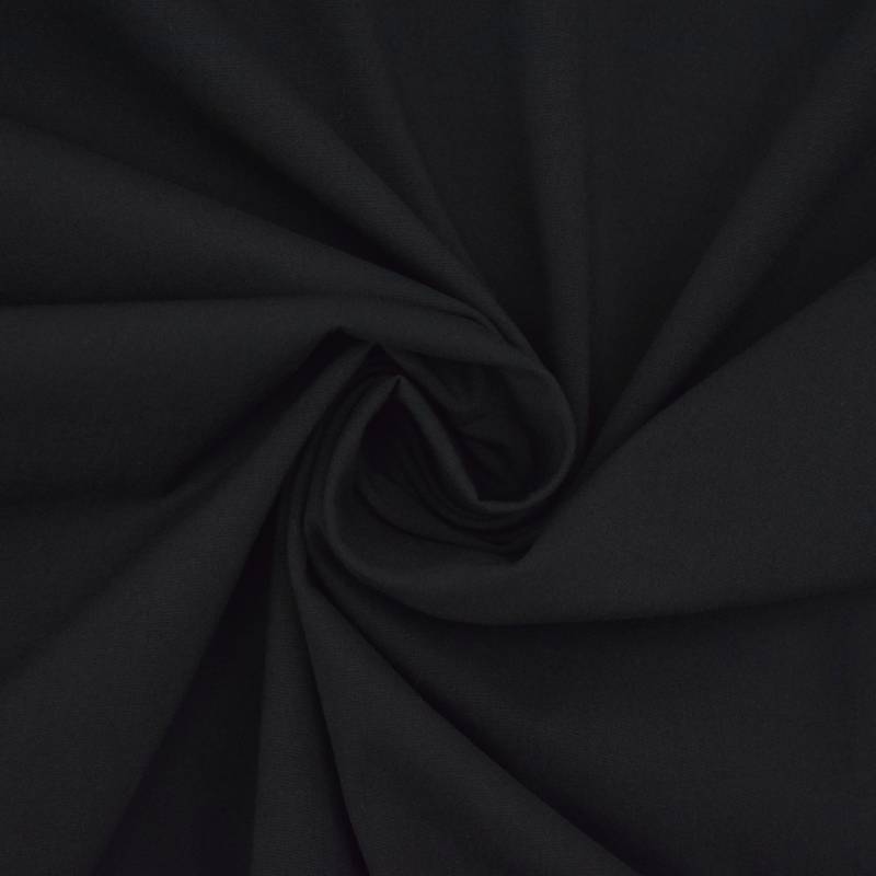 Cupro Twill Pia, schwarz von Stoffe Hemmers