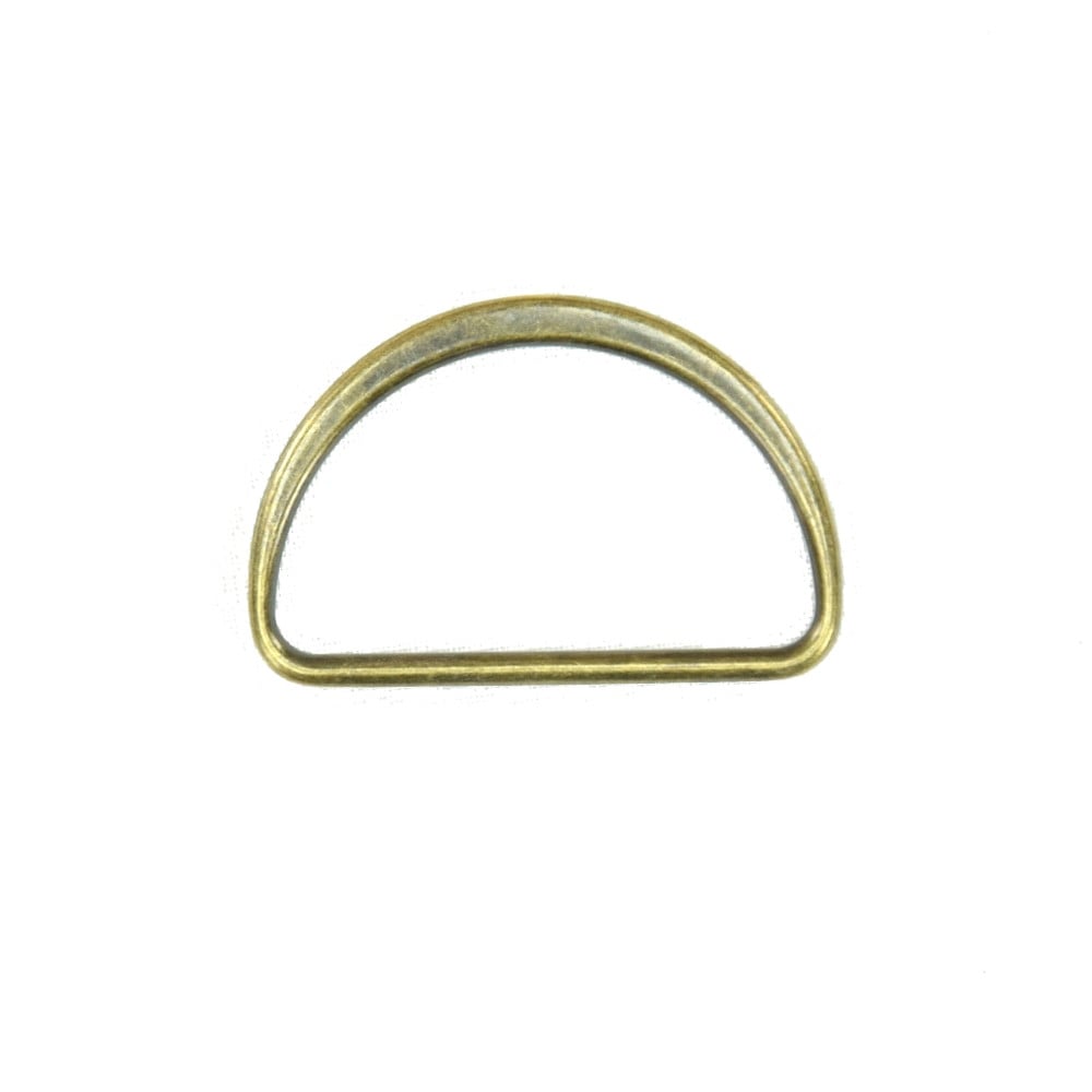 D-Ringe 25 mm, altmessing gebürstet D-Ringe 25 mm, altmessing gebürstet von Stoffe Hemmers