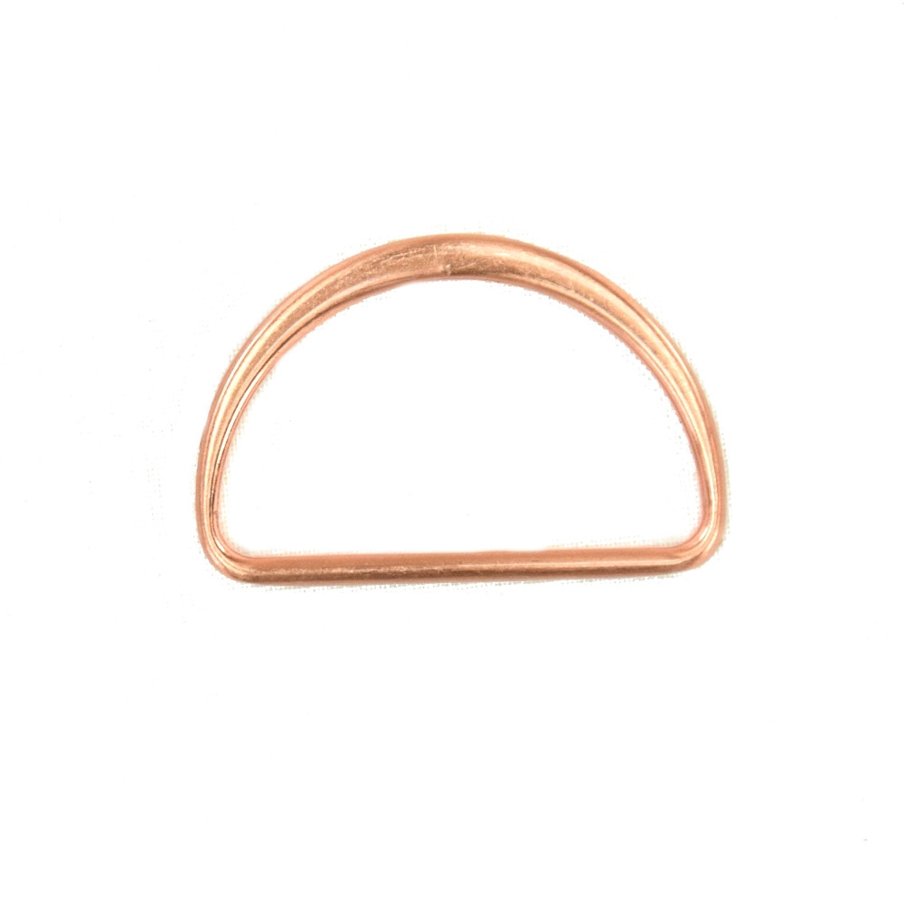 D-Ringe 25 mm, rosegold von Stoffe Hemmers