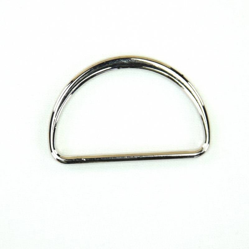 D-Ringe 25 mm, silber von Stoffe Hemmers