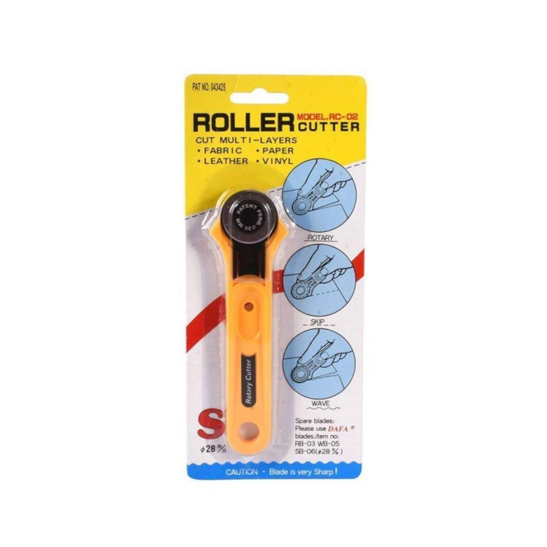 DAFA Rollschneider, Ø 28 mm von Stoffe Hemmers