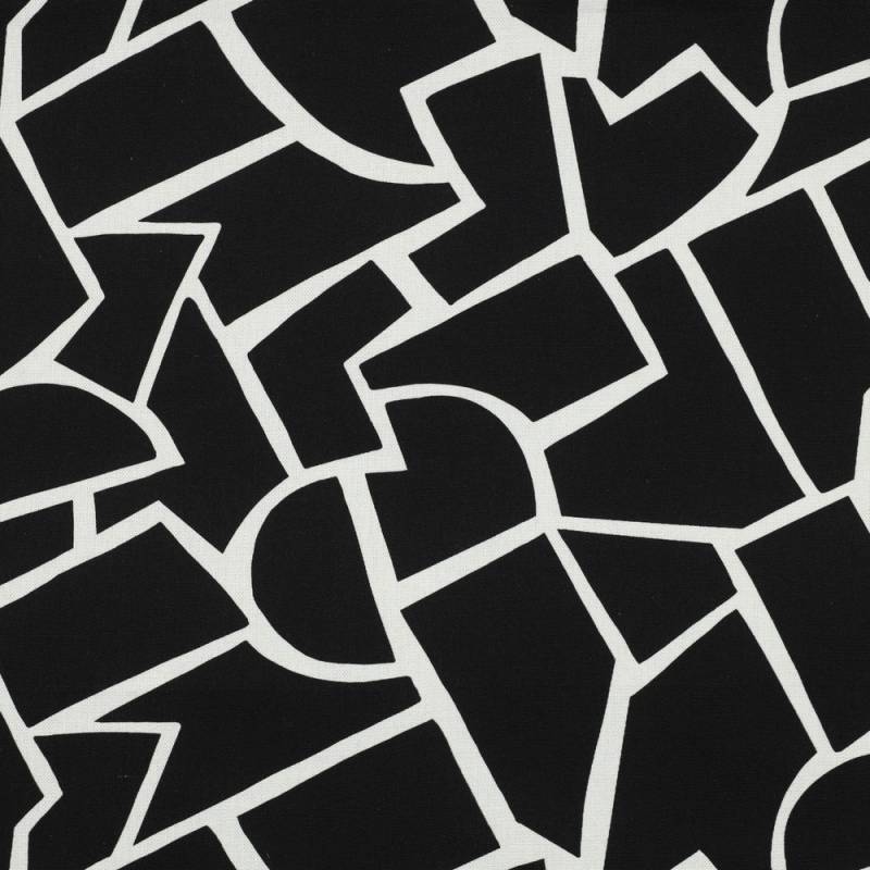 Dekostoff Canvas Abstract, schwarz Dekostoff Canvas Abstract, schwarz von Stoffe Hemmers