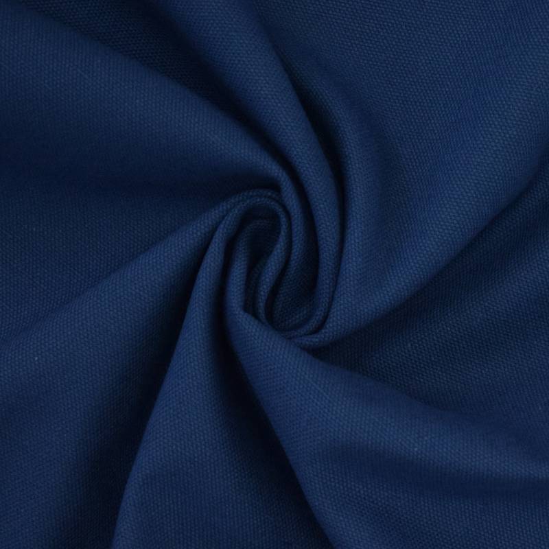 Dekostoff Canvas Stoff uni, dunkelblau von Stoffe Hemmers