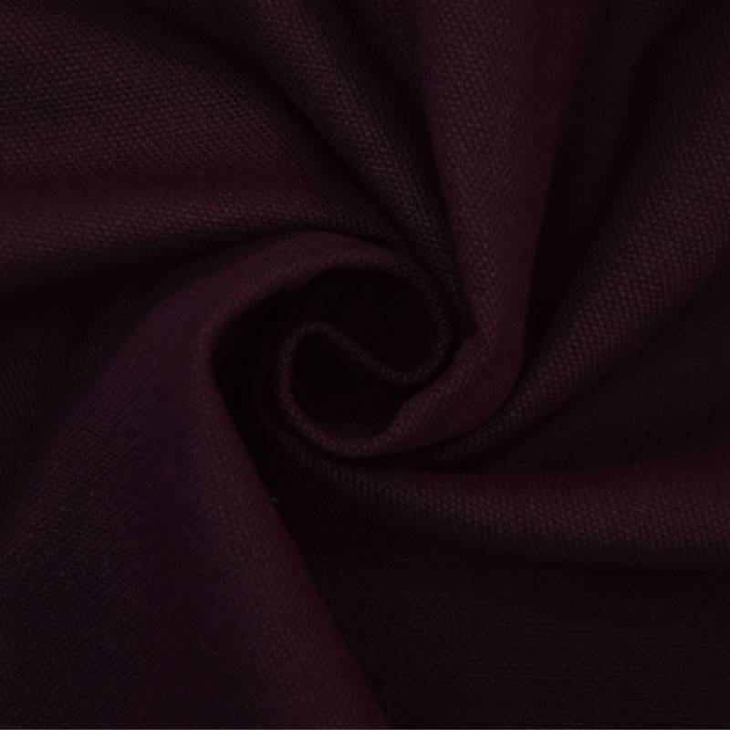 Dekostoff Canvas Stoff uni, dunkelviolett von Stoffe Hemmers