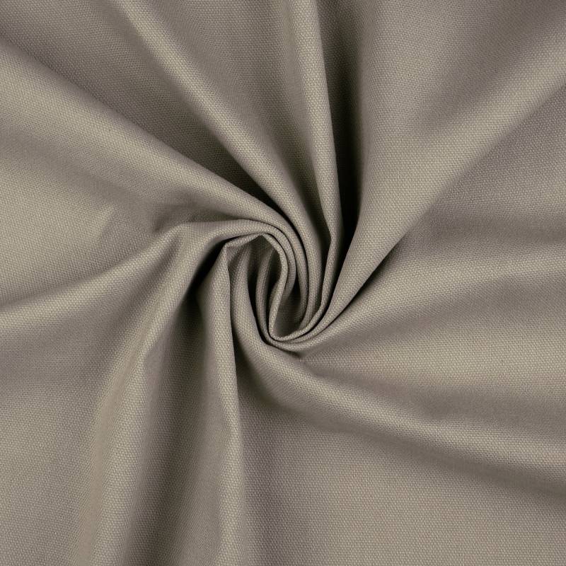 Dekostoff Canvas Stoff uni, graubeige von Stoffe Hemmers